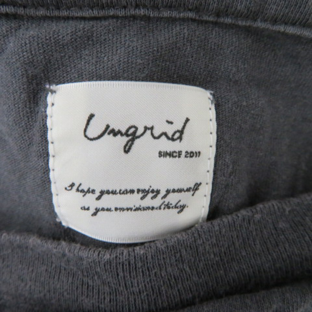 Ungrid(アングリッド)のアングリッド Tシャツ カットソー 半袖 ラウンドネック プリント F レディースのトップス(Tシャツ(半袖/袖なし))の商品写真