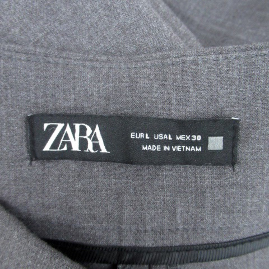 ZARA(ザラ)のザラ ZARA テーパードパンツ ロング丈 L チャコールグレー レディースのパンツ(その他)の商品写真