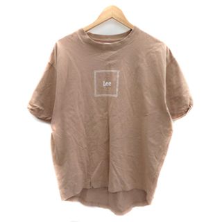 リー(Lee)のリー Tシャツ カットソー 半袖 ラウンドネック ロゴ刺繡 オーバーサイズ M(Tシャツ(半袖/袖なし))