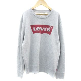 リーバイス(Levi's)のリーバイス トレーナー 長袖 プリント オーバーサイズ S グレー(その他)