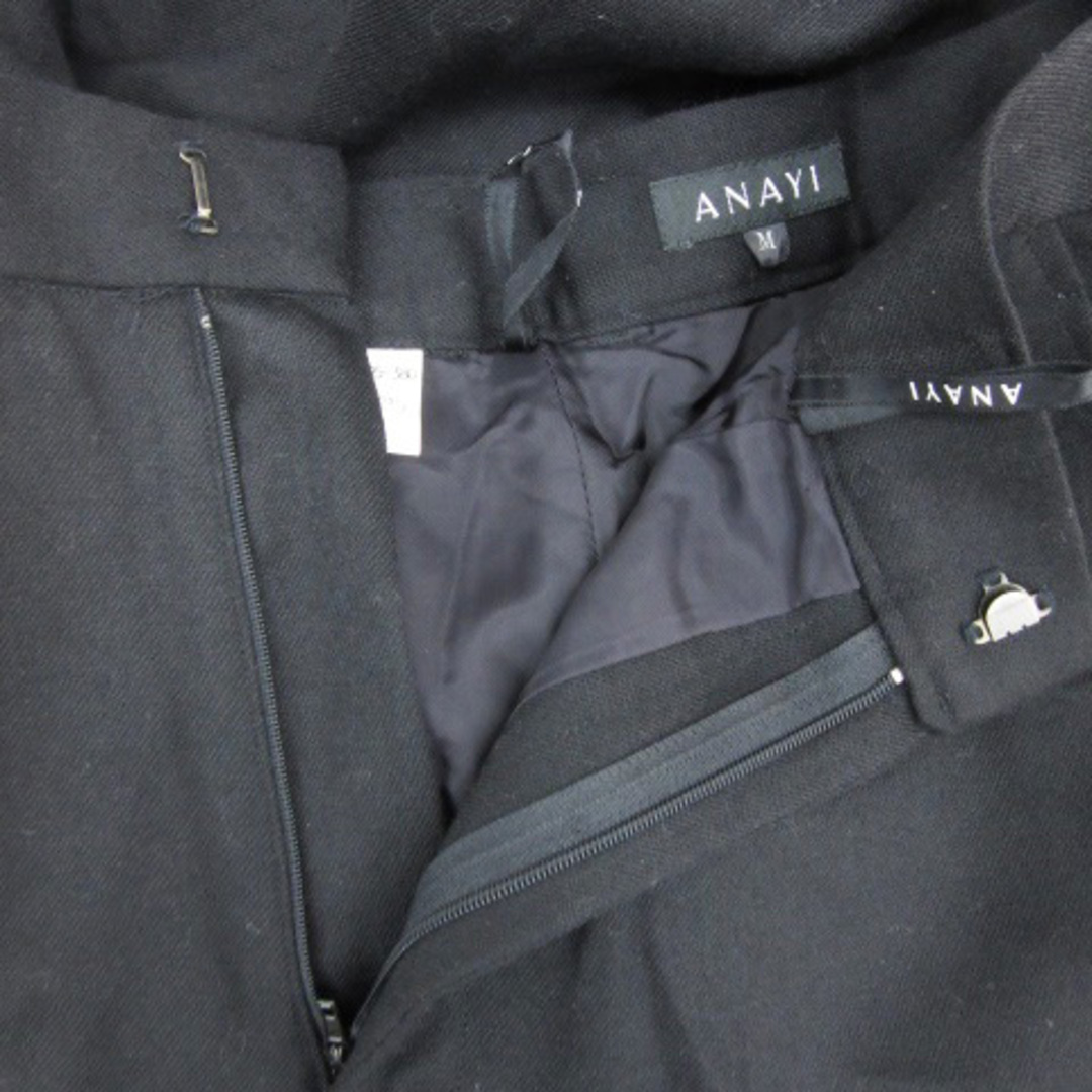 ANAYI(アナイ)のアナイ ANAYI スラックスパンツ ロング丈 ウール M ブラック 黒 レディースのパンツ(その他)の商品写真