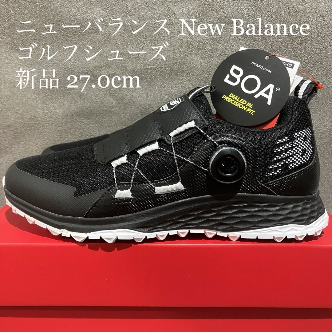 new balance golf(ニューバランスゴルフ)の⛳️【新品】ニューバランス newbalance 27.0cm ゴルフシューズ スポーツ/アウトドアのゴルフ(シューズ)の商品写真