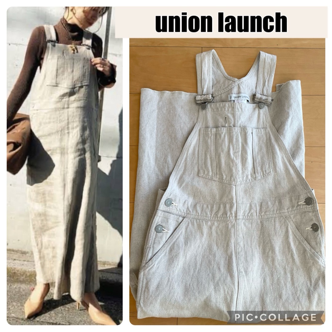 UNION LAUNCH ユニオンランチ リネンオーバーオール◇XS - cemac.org.ar