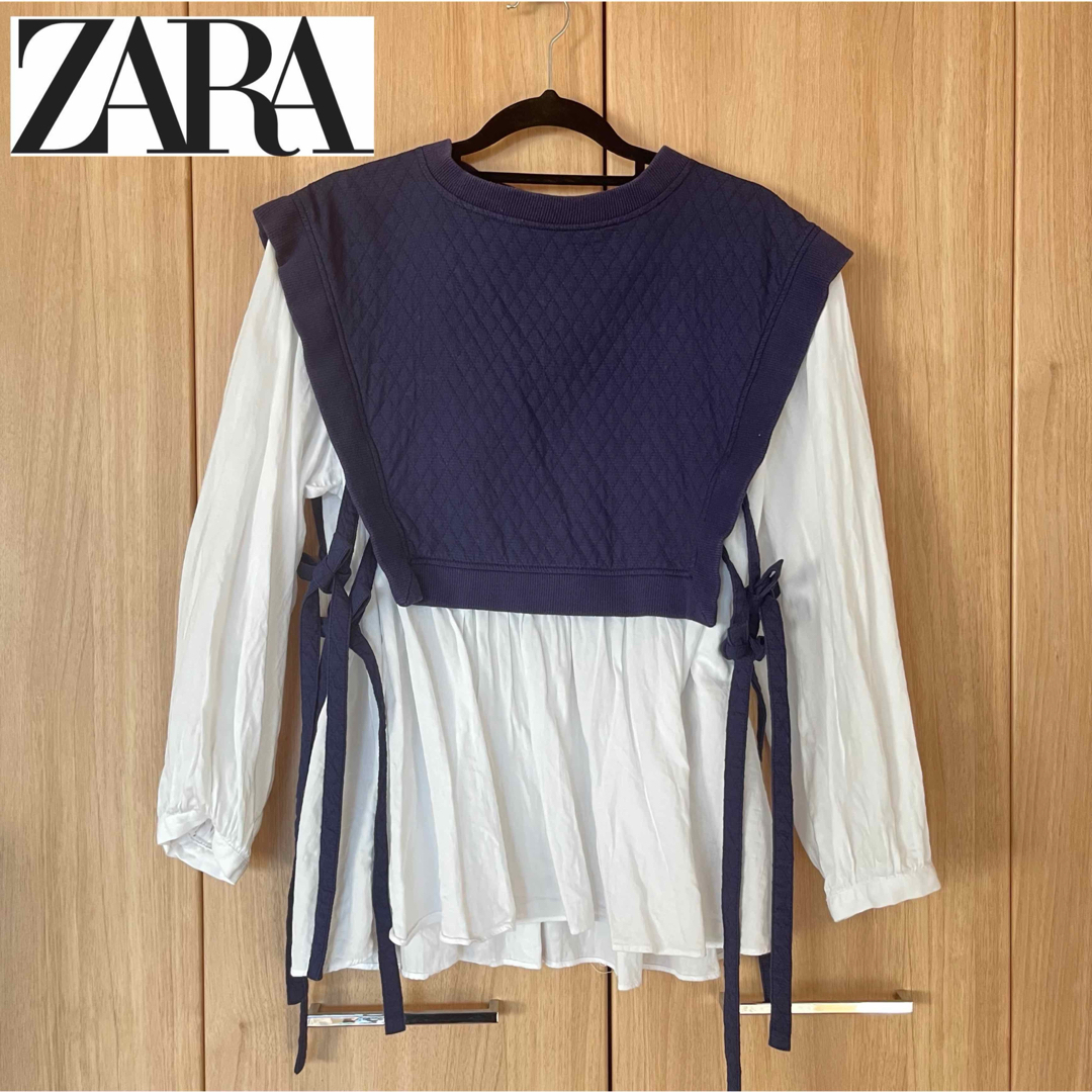 ZARA(ザラ)のZARA ザラ トップス シャツ ブラウス 交渉可能 レディースのトップス(シャツ/ブラウス(長袖/七分))の商品写真