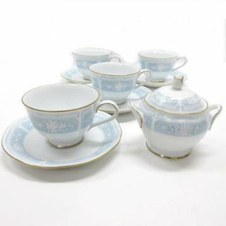 アザー(other)のノリタケ カップ＆ソーサー 4客セット シュガーポット ティー B品 同梱不可(食器)