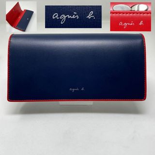 アニエスベー(agnes b.)の✨先着1点限り✨ agnes b.  アニエスベー 長財布 ネイビー がま口(財布)