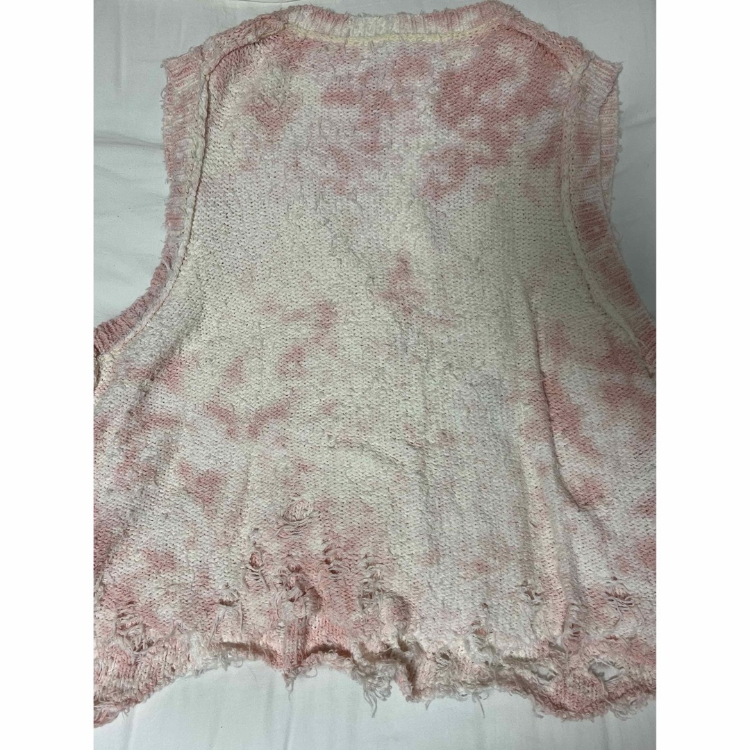 doublet RECYCLE COTTON BLEACHEDVEST 22ss メンズのトップス(ベスト)の商品写真