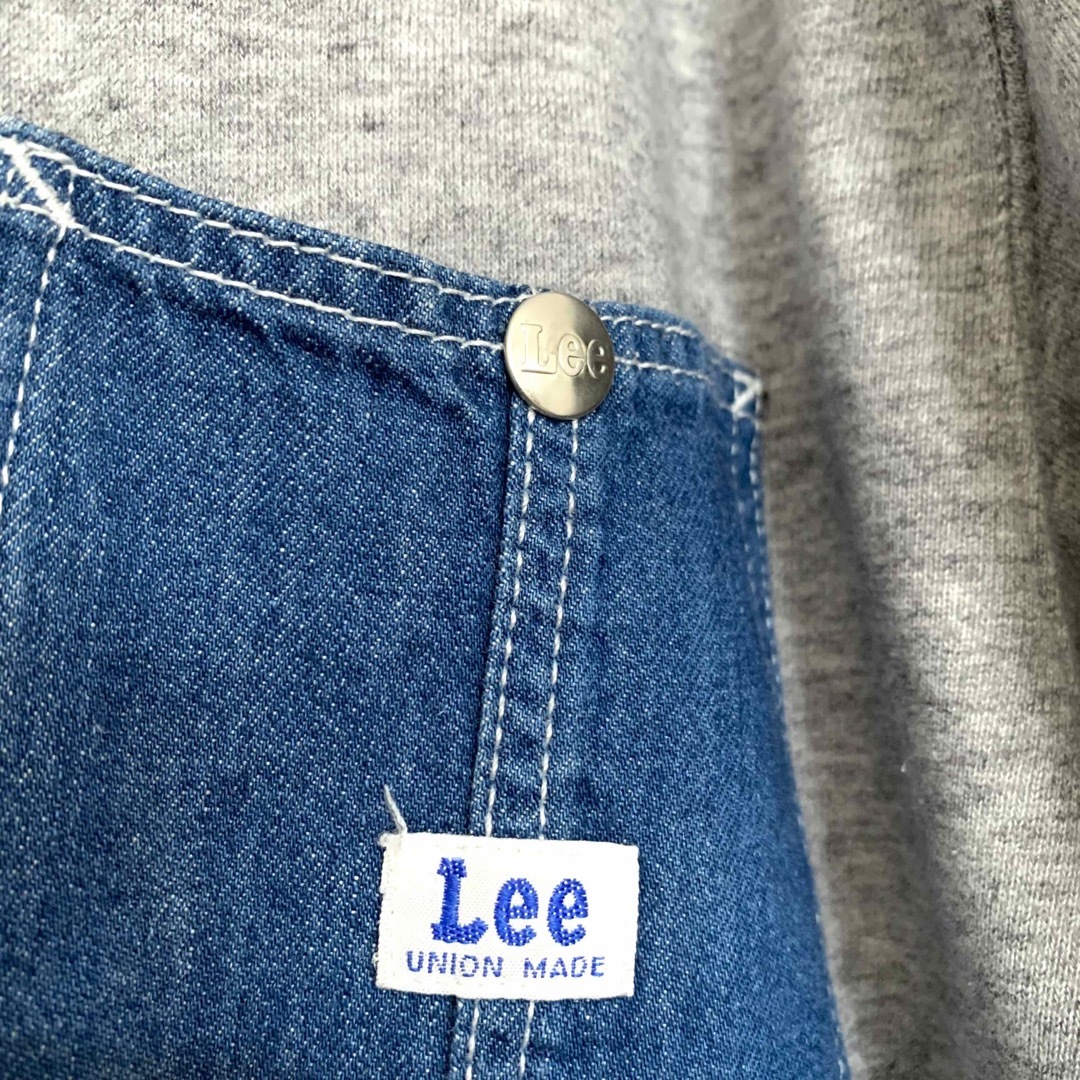 Lee(リー)のLeeリー/men'sパーカートレーナーデニムポケットロゴ刺繍 ゆったりLサイズ メンズのトップス(パーカー)の商品写真