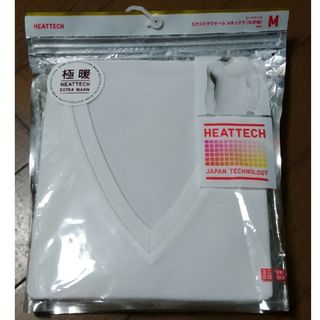 ユニクロ(UNIQLO)のユニクロ ヒートテック エクストラウォームVネックT(九分袖)極暖(Tシャツ/カットソー(七分/長袖))