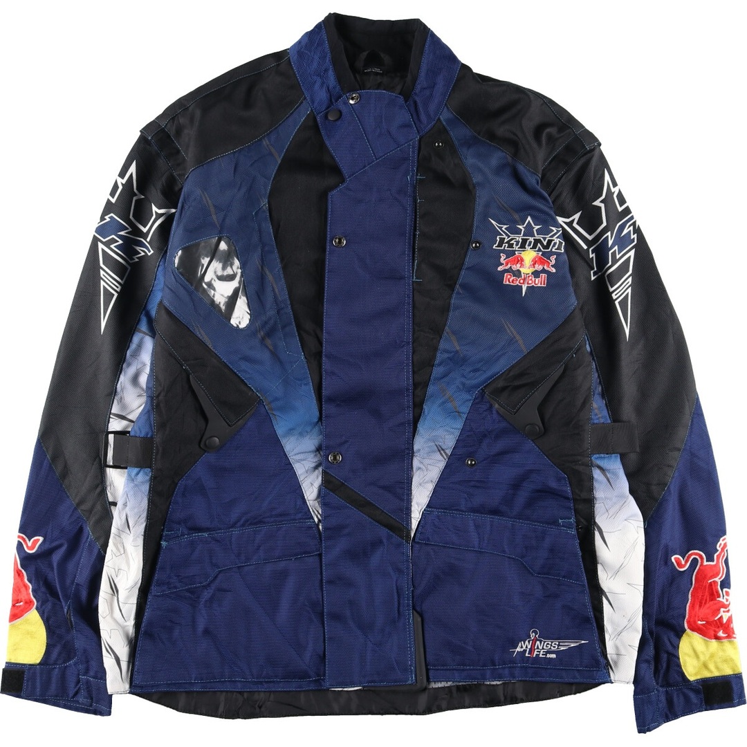 KINI Red Bull レッドブル ナイロンレーシングジャケット メンズXXL /eaa412367705cm商品名