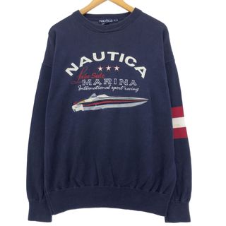 ノーティカ(NAUTICA)の古着 ノーティカ NAUTICA スウェットシャツ トレーナー メンズXL /eaa415969(スウェット)