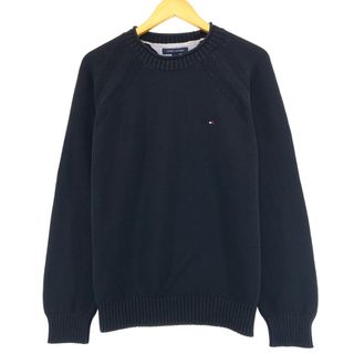 トミーヒルフィガー(TOMMY HILFIGER)の古着 トミーヒルフィガー TOMMY HILFIGER コットンニットセーター メンズL /eaa389589(ニット/セーター)