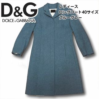 【極美品】ドルガバ  カシミヤ混 定価30万以上 レオパード ロングコートジャケット/アウター