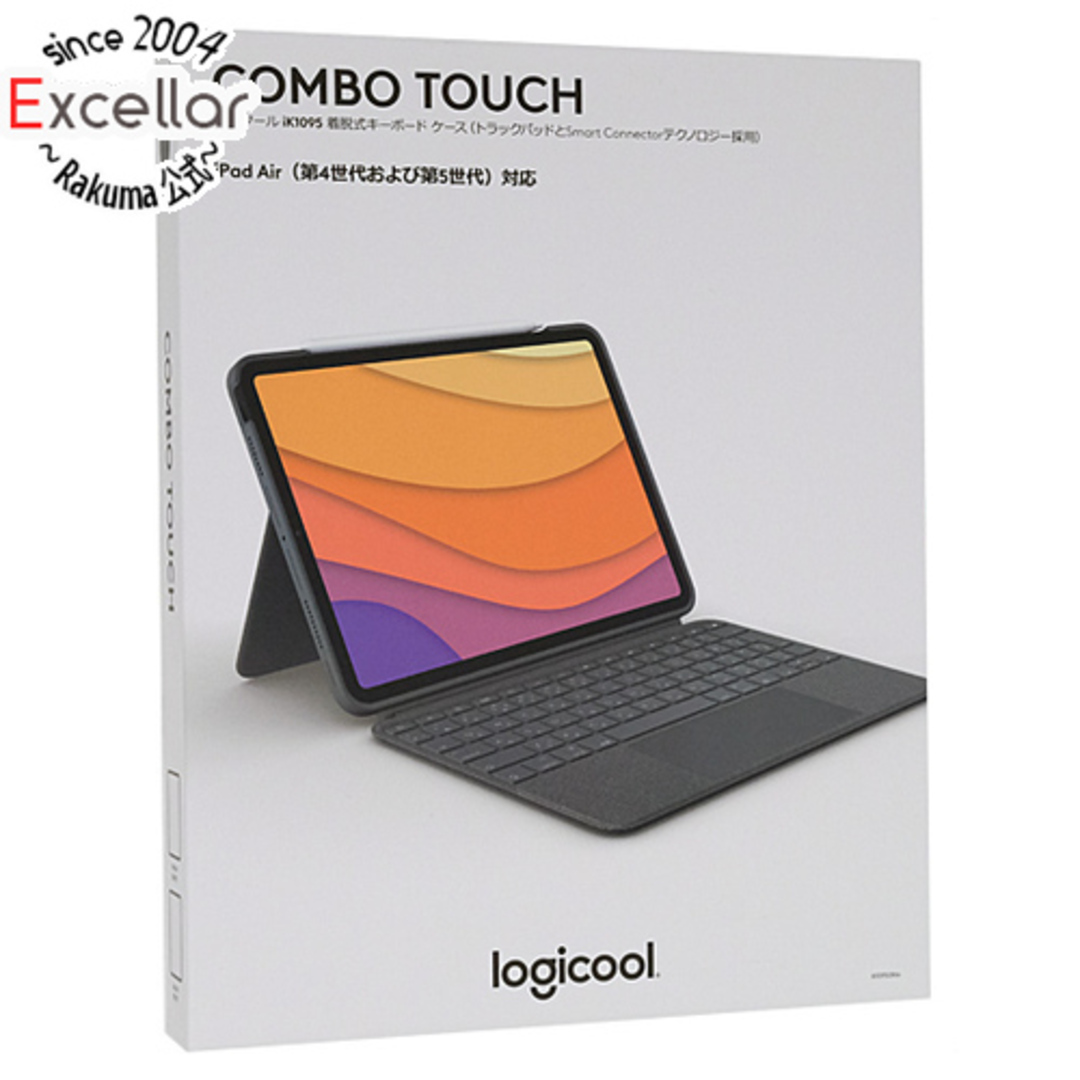 仕様ロジクール　トラックパッド付キーボードケース COMBO TOUCH iK1095GRAr　オックスフォードグレー　未使用