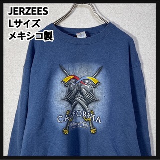 ジャージーズ(JERZEES)の【ジャージーズ】メキシコ製スウェット　中世鎧兜　カリフォルニアくすみブルーF3(スウェット)