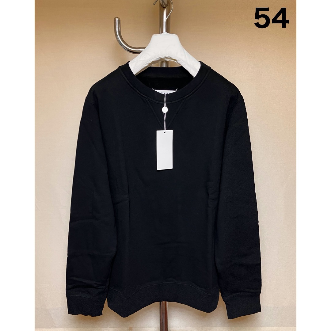 Maison Margiela（旧Maison Martin Margiela） - 新品 54 23ss マルジェラ クラシック無地スウェット 黒 5780