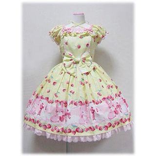 アンジェリックプリティー(Angelic Pretty)のCherry Berry Bunny ワンピカチュ(セット/コーデ)