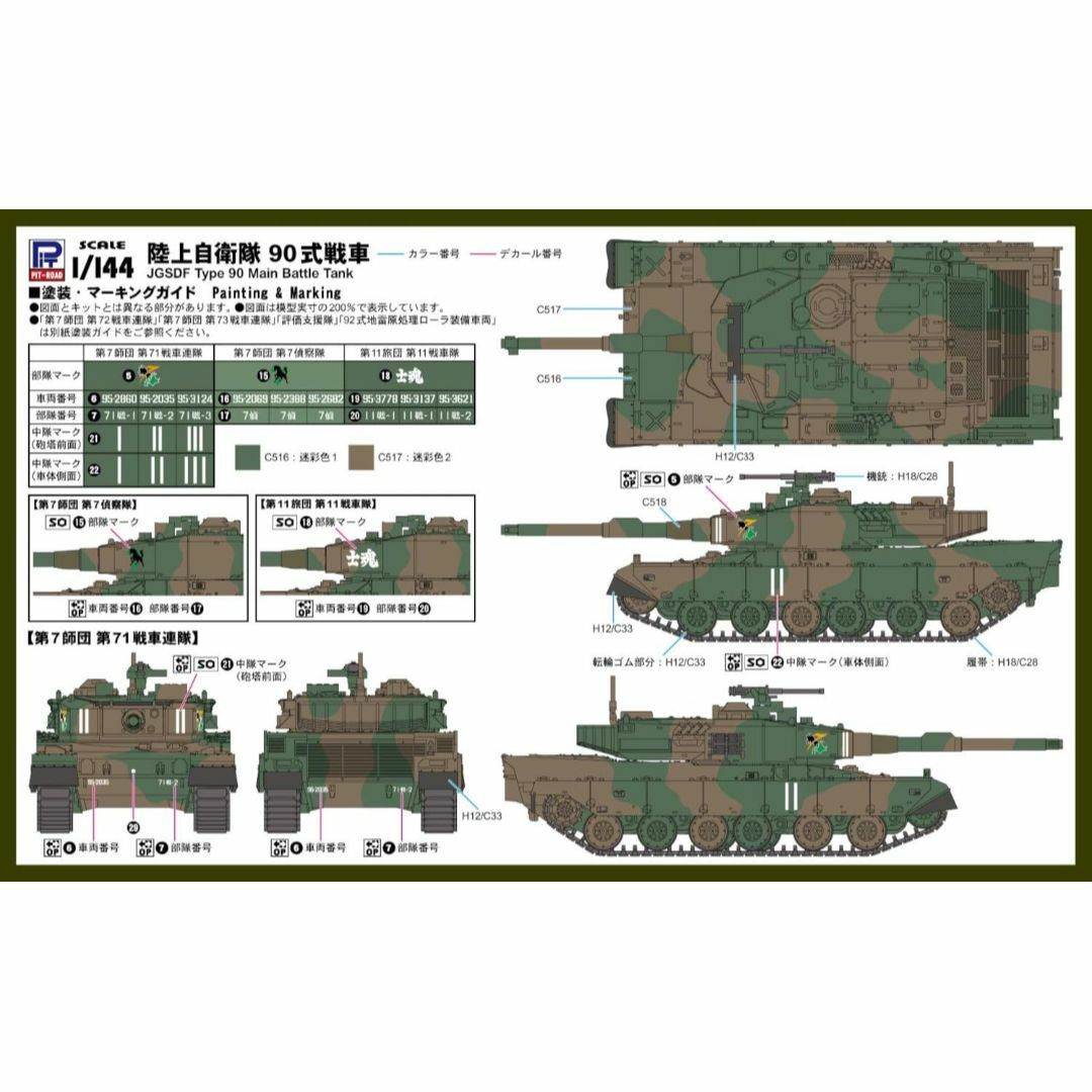 ピットロード 1/144 SGKシリーズ 陸上自衛隊 90式戦車 プラモデル S キッズ/ベビー/マタニティのおもちゃ(その他)の商品写真