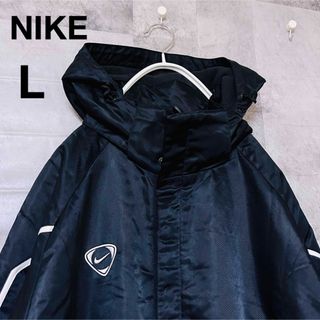 ナイキ(NIKE)のナイキベンチコート　裏毛　Lサイズ　ブラック(ウェア)