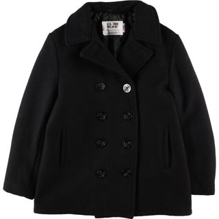 ショット(schott)の古着 80年代~ ショット SCHOTT U.S.74ON PEA JACKET ピーコート Pコート USA製 12 レディースXL ヴィンテージ /eaa414982(その他)