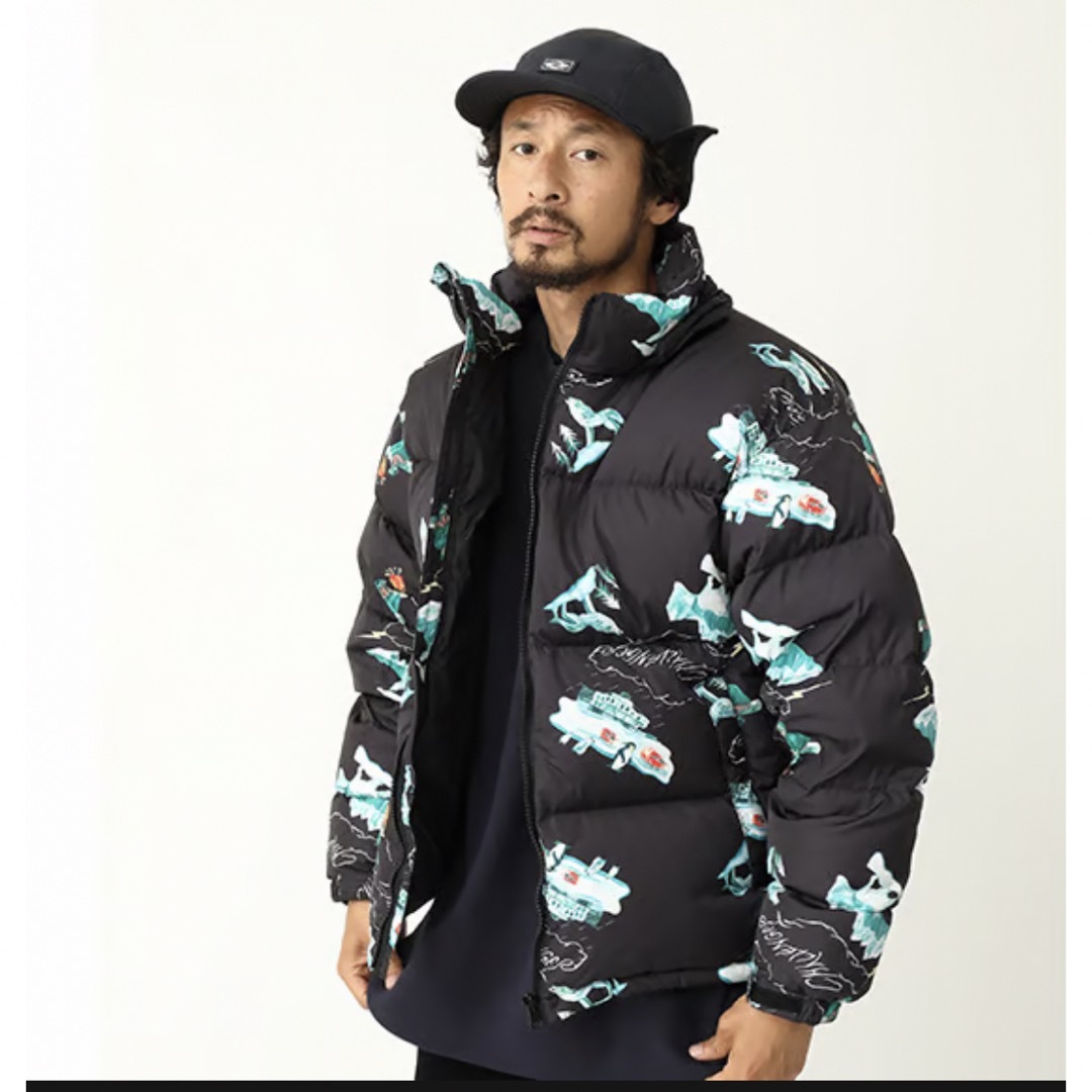 メンズ新品未使用品　challenger printed down jacket M