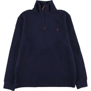 ラルフローレン(Ralph Lauren)の古着 ラルフローレン Ralph Lauren POLO RALPH LAUREN コットンニットハーフジップセーター メンズM /eaa415203(ニット/セーター)