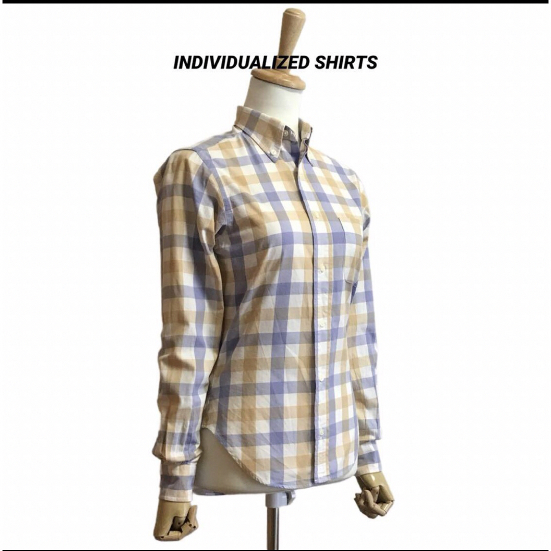 INDIVIDUALIZED SHIRTS(インディヴィジュアライズドシャツ)のINDIVIDUALIZED SHIRTS ボタンダウンシャツ アメリカ製 レディースのトップス(シャツ/ブラウス(長袖/七分))の商品写真