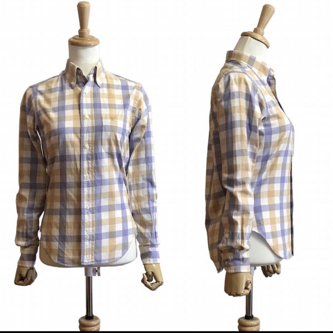 INDIVIDUALIZED SHIRTS(インディヴィジュアライズドシャツ)のINDIVIDUALIZED SHIRTS ボタンダウンシャツ アメリカ製 レディースのトップス(シャツ/ブラウス(長袖/七分))の商品写真