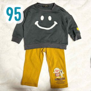 アンパンマン(アンパンマン)の【美品】ベビー 子供服 95cm トレーナー ズボン 男の子 アンパンマン(Tシャツ/カットソー)