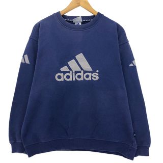 アディダス(adidas)の古着 90年代 アディダス adidas ロゴスウェットシャツ トレーナー レディースM ヴィンテージ /eaa415504(トレーナー/スウェット)