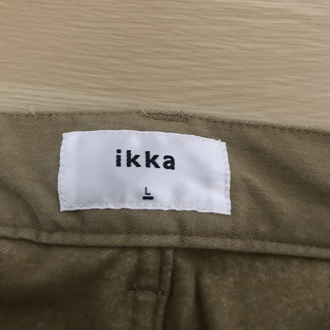 ikka(イッカ)のイッカ　ikka メンズパンツ　Lサイズ　ブラウン メンズのパンツ(チノパン)の商品写真