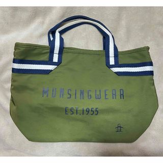 マンシングウェア(Munsingwear)の値下げ★マンシング カーキ 巾着バッグ(トートバッグ)