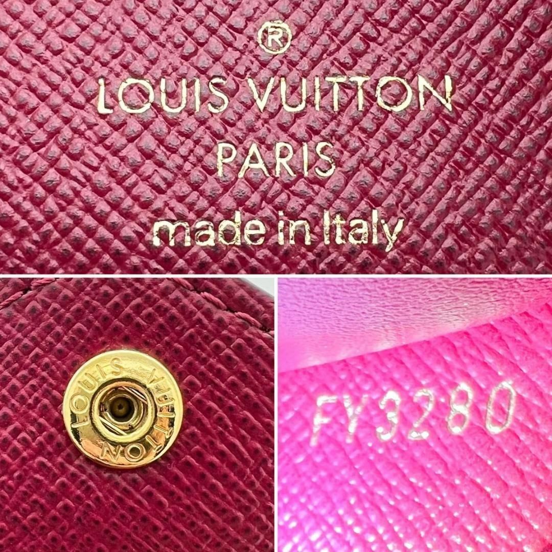 LOUIS VUITTON(ルイヴィトン)の箱付き❢ヴィトン モノグラム ヴィクトリーヌ フューシャ コンパクト 財布 レディースのファッション小物(財布)の商品写真