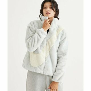 ナイキ(NIKE)の【サックス（48）】【NIKE】ナイキ スポーツウェア スウッシュ フェイクファー ジャケット ウィメンズ(その他)