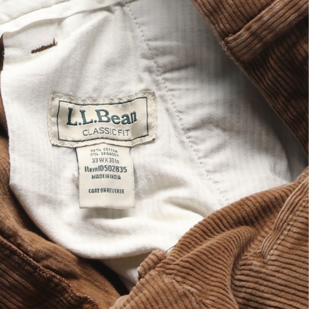 L.L.Bean(エルエルビーン)の古着 エルエルビーン L.L.Bean 太畝 コーデュロイパンツ メンズw33 /eaa414218 メンズのパンツ(その他)の商品写真