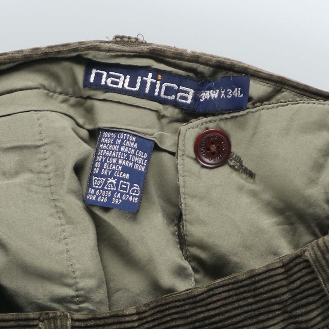 NAUTICA(ノーティカ)の古着 90年代 ノーティカ NAUTICA 太畝 コーデュロイパンツ メンズw34 ヴィンテージ /eaa414219 メンズのパンツ(その他)の商品写真