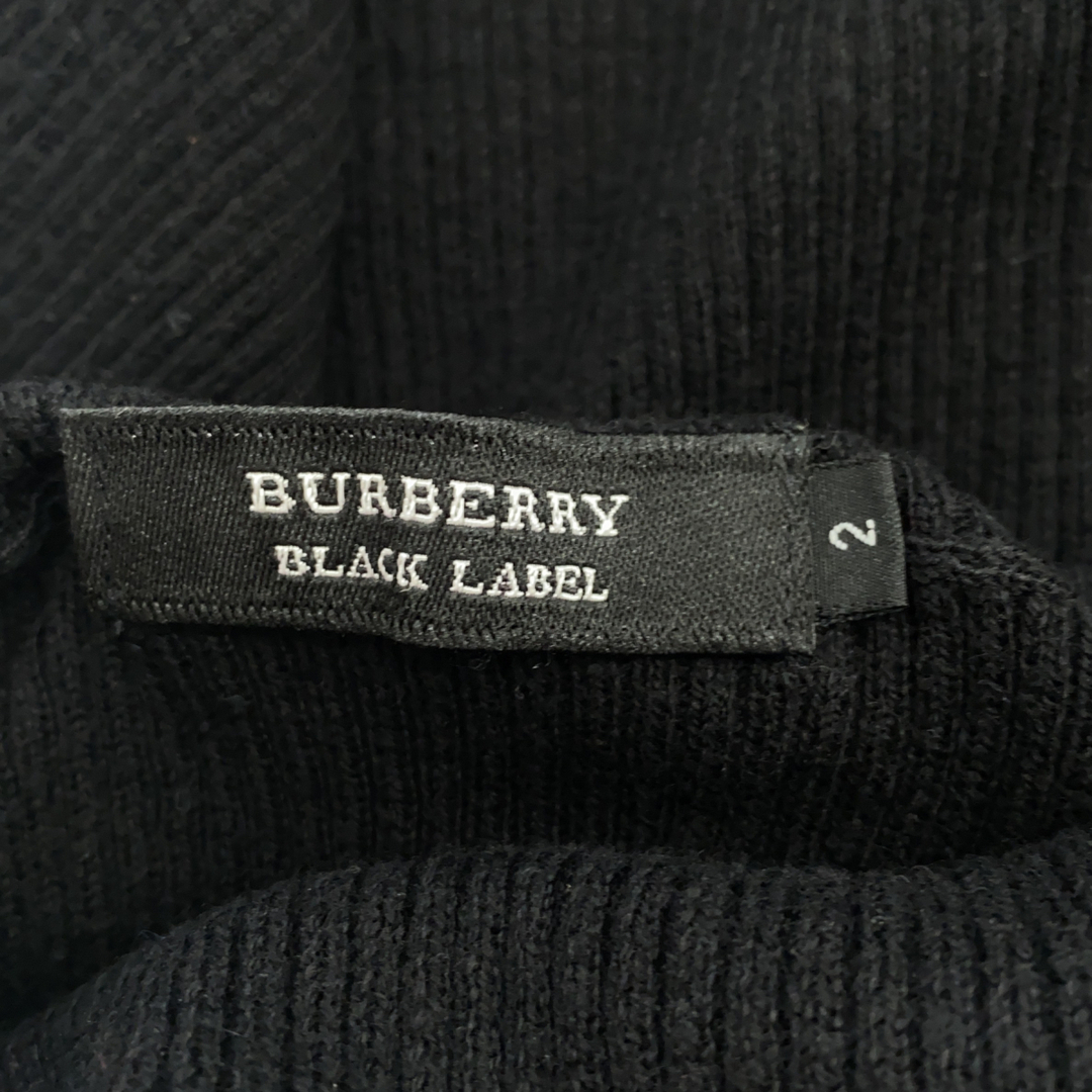 BURBERRY BLACK LABEL(バーバリーブラックレーベル)のバーバリーブラックレーベル カシミア混 タートルネック ニットセーター メンズのトップス(ニット/セーター)の商品写真