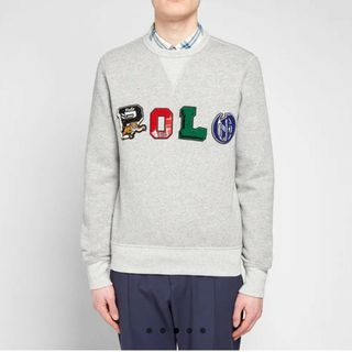 ポロラルフローレン(POLO RALPH LAUREN)の良品 POLO アップリケ グラフィック スウェットシャツ タイガー サイズM(スウェット)