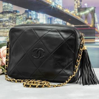 ✅シールありCHANEL フリンジ　マトラッセ　ココ ショルダーバッグ　レザー