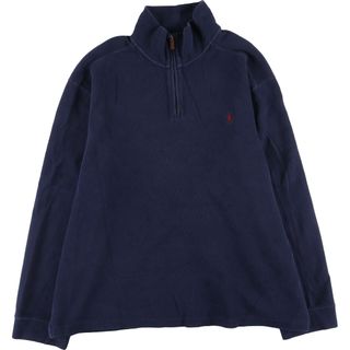 ラルフローレン(Ralph Lauren)の古着 ラルフローレン Ralph Lauren POLO by Ralph Lauren コットンニットハーフジップセーター メンズXXL /eaa415204(ニット/セーター)