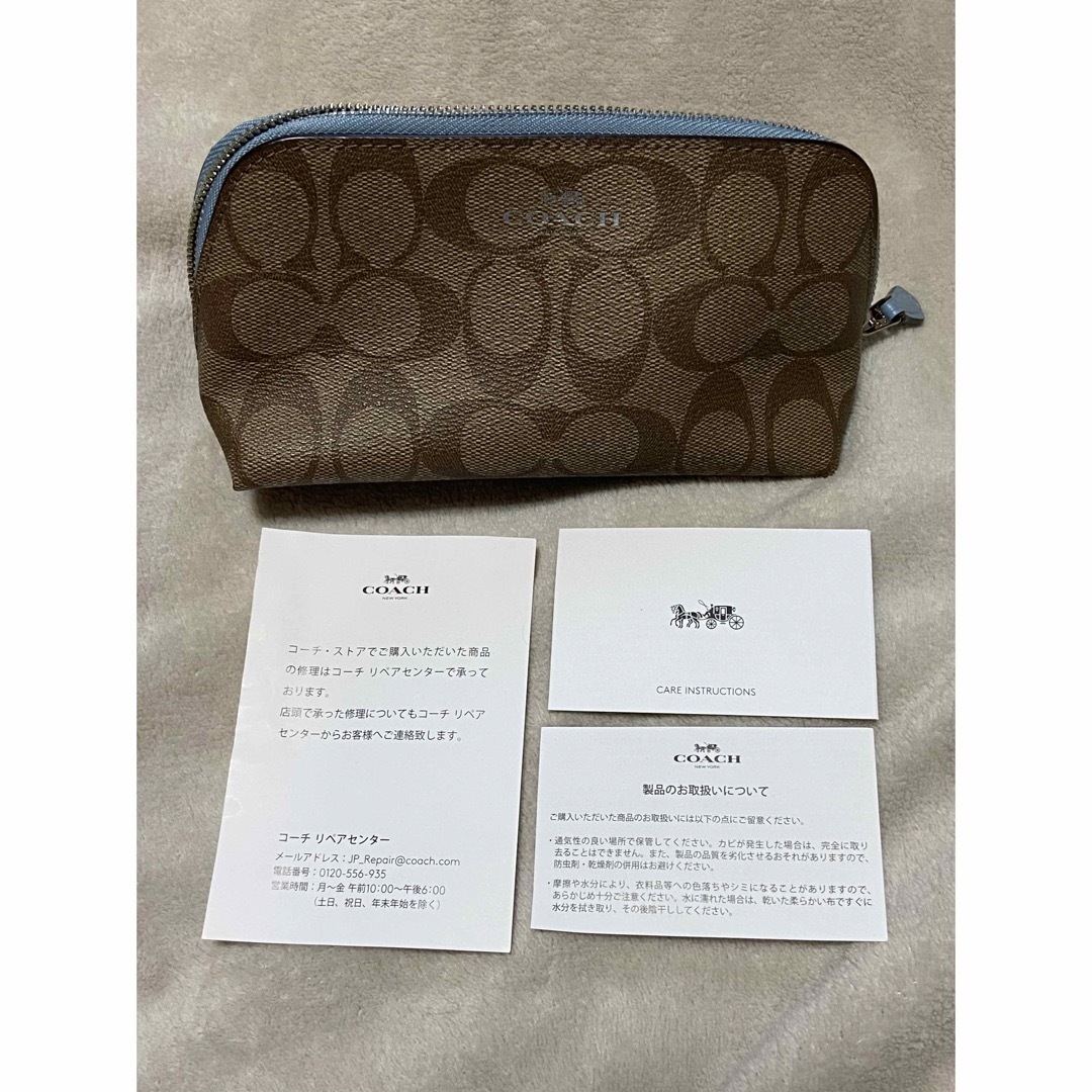 COACH(コーチ)の値下げ★コーチ 化粧ポーチ PVC レディースのファッション小物(ポーチ)の商品写真