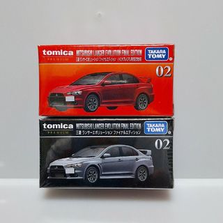 タカラトミー(Takara Tomy)のトミカプレミアム０２三菱ランサーエボリューション　ファイナルエディション(ミニカー)