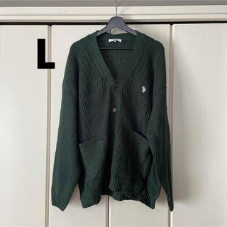 フリークスストア(FREAK'S STORE)のU.S. POLO ASSN.  ビッグシルエット ニット カーディガン(カーディガン)