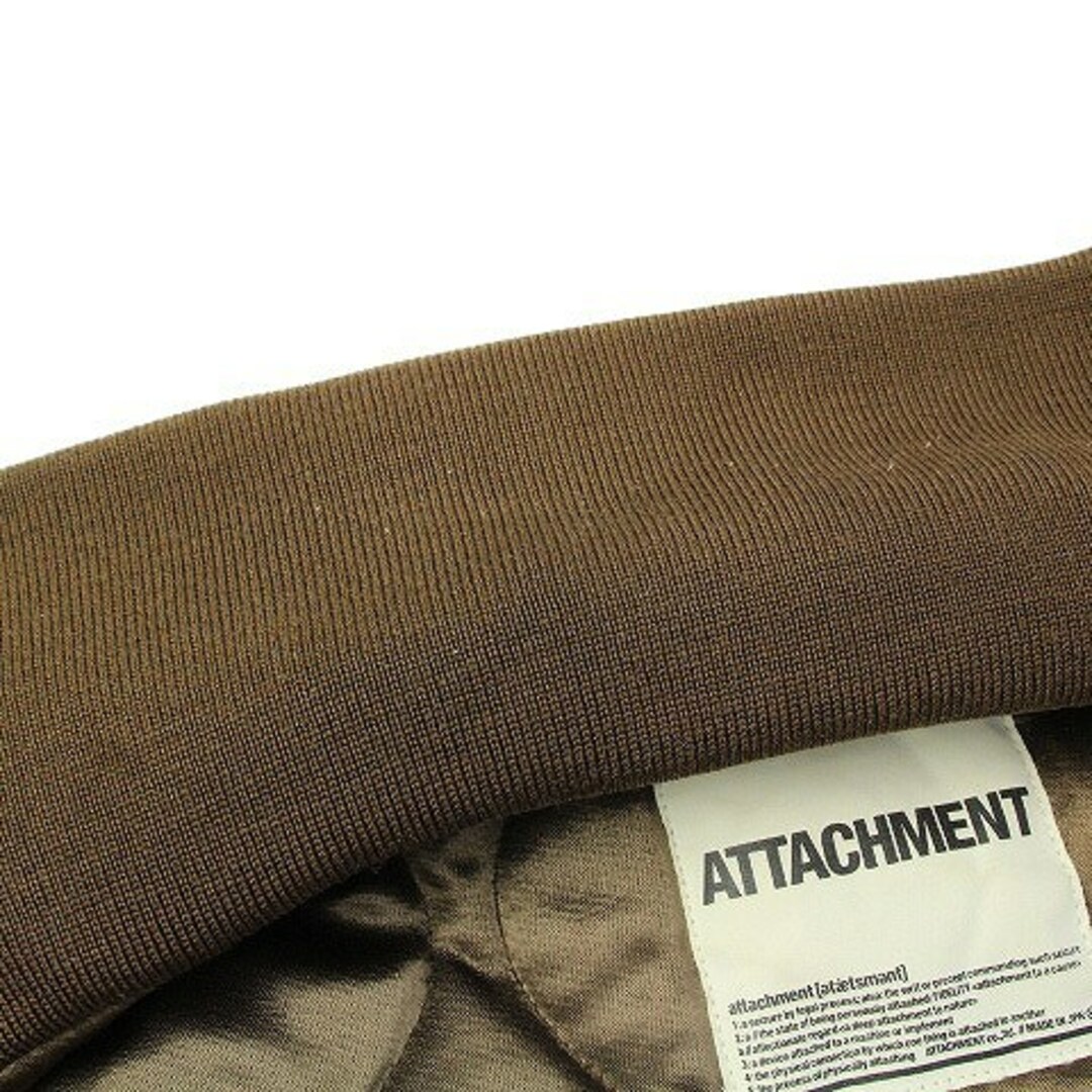 ATTACHIMENT(アタッチメント)のATTACHMENT フライトジャケット MA-1 ブルゾン 2 M カーキ メンズのジャケット/アウター(フライトジャケット)の商品写真