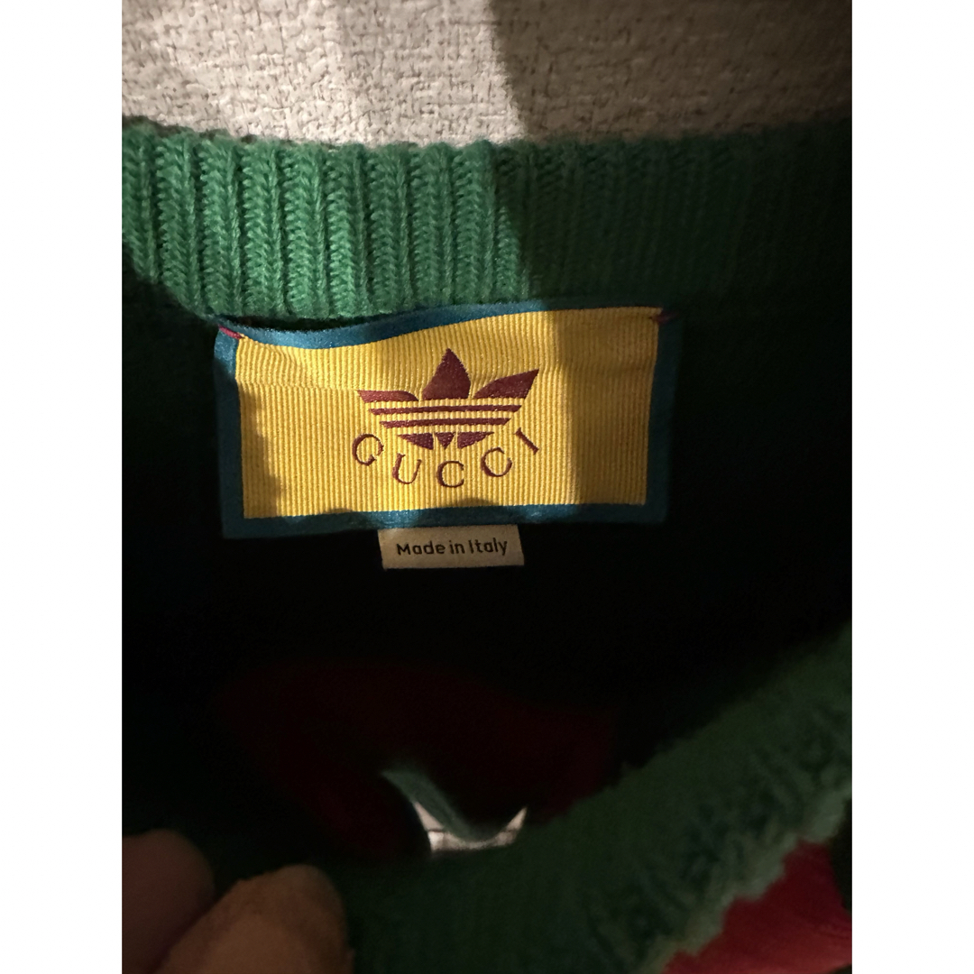 Gucci(グッチ)の2023 gucci/adidasコラボコレクション　gucci ニット メンズのトップス(ニット/セーター)の商品写真