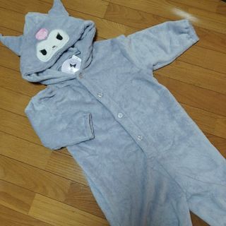 サンリオ(サンリオ)の新品110　クロミ　着ぐるみ　サンリオ　パープル　ハロウィン　なりきり　パジャマ(パジャマ)