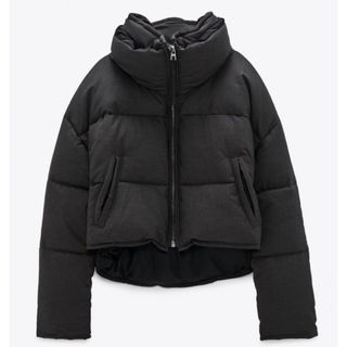 ザラ(ZARA)の新品☆ZARA ザラ アシンメトリージャケット L size(ダウンジャケット)