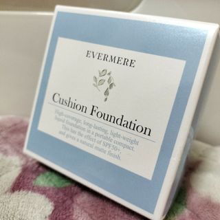 evermere - エバメール モイスチュアライジング カバー クッションファンデーション ケース付