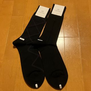 カルバンクライン(Calvin Klein)の新品  カルバン・クライン ソックス 25〜26㎝ 2足　ナイガイ(ソックス)