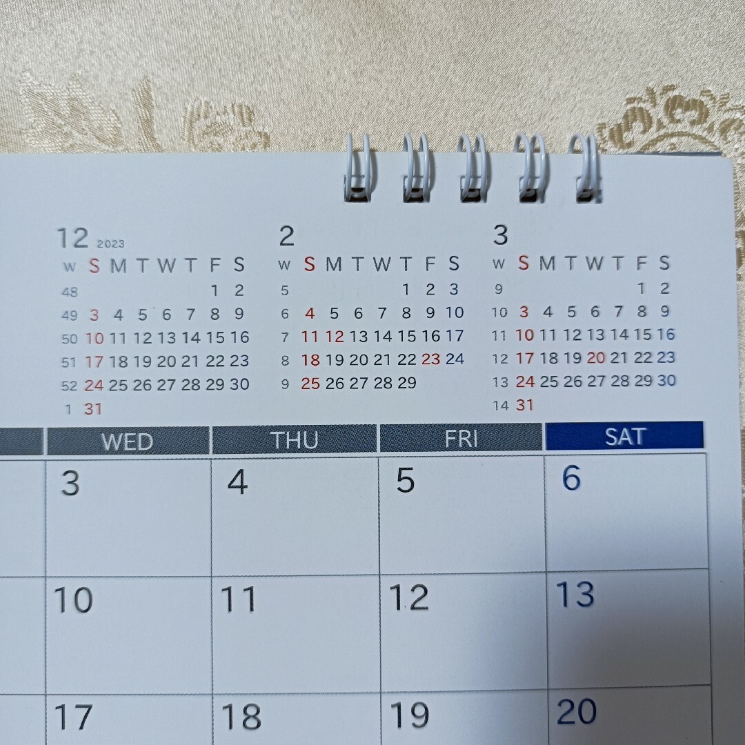 南星海運　卓上カレンダー2024 インテリア/住まい/日用品の文房具(カレンダー/スケジュール)の商品写真